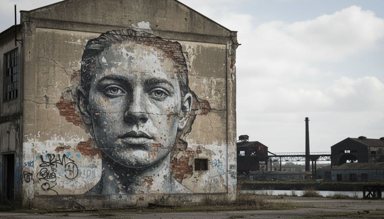 A arte urbana de Vhils conquista a capa da Courrier International