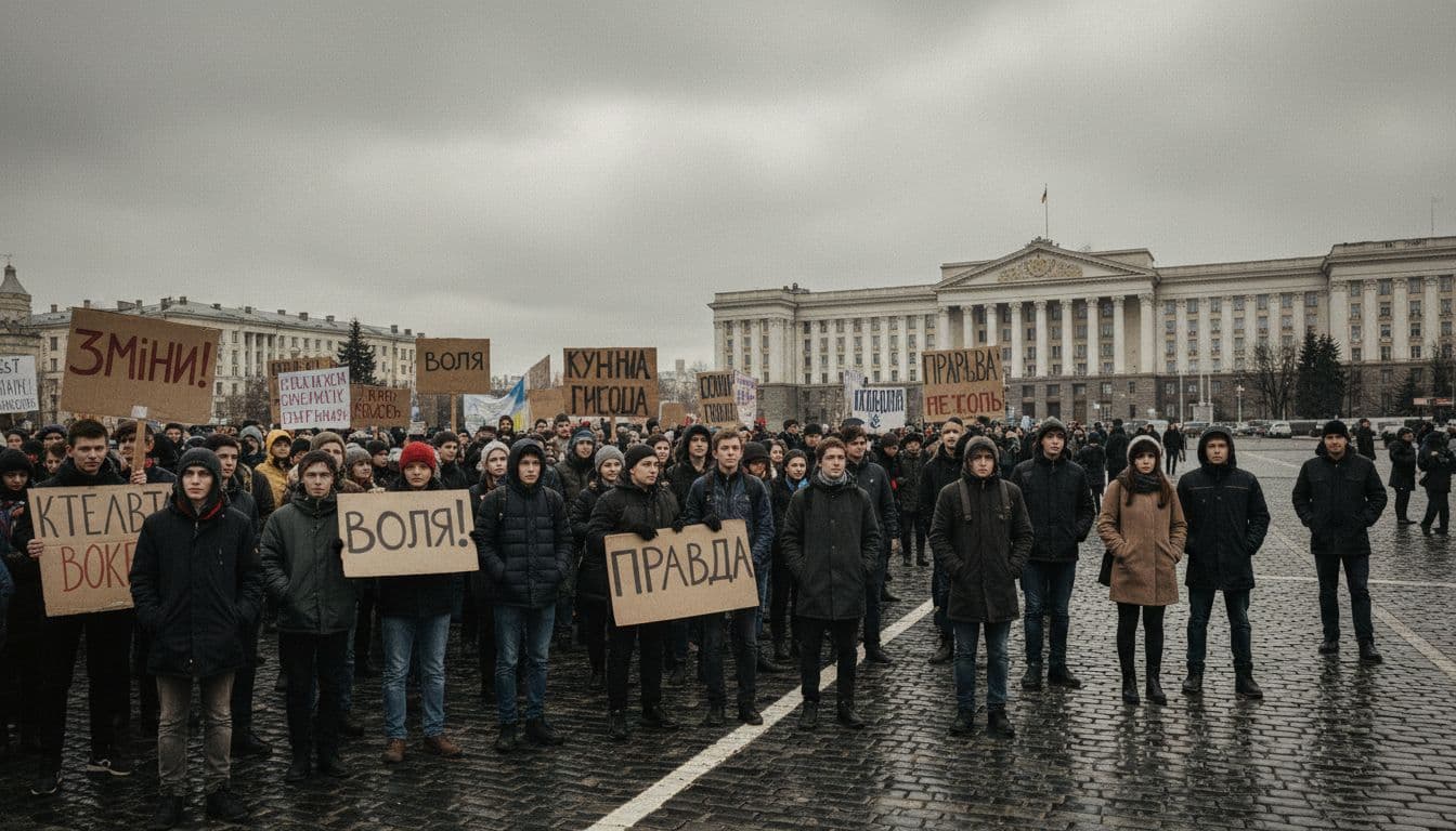 A capital ucraniana enfrenta protestos inéditos e novos bombardeamentos durante a visita de Starmer