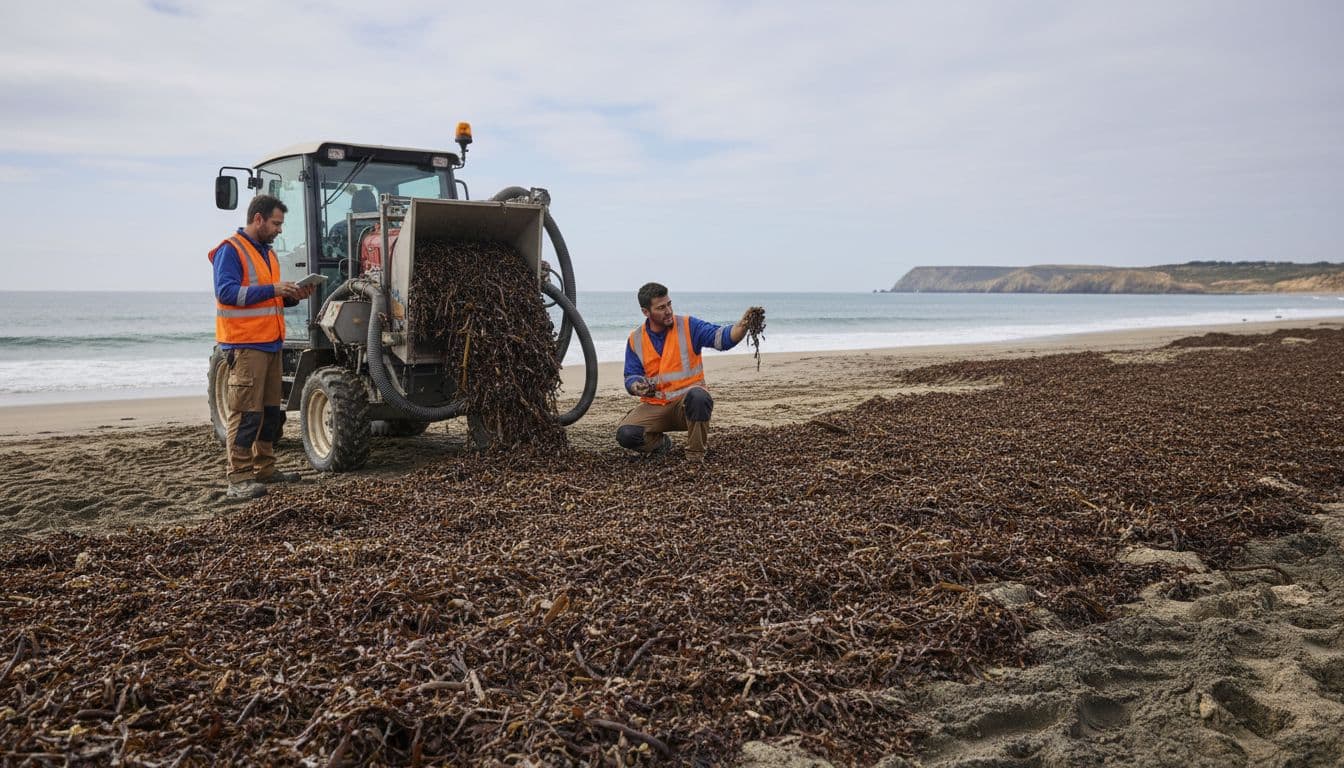 Algarve testa aspiração de alga asiática que a lei impede de comercializar