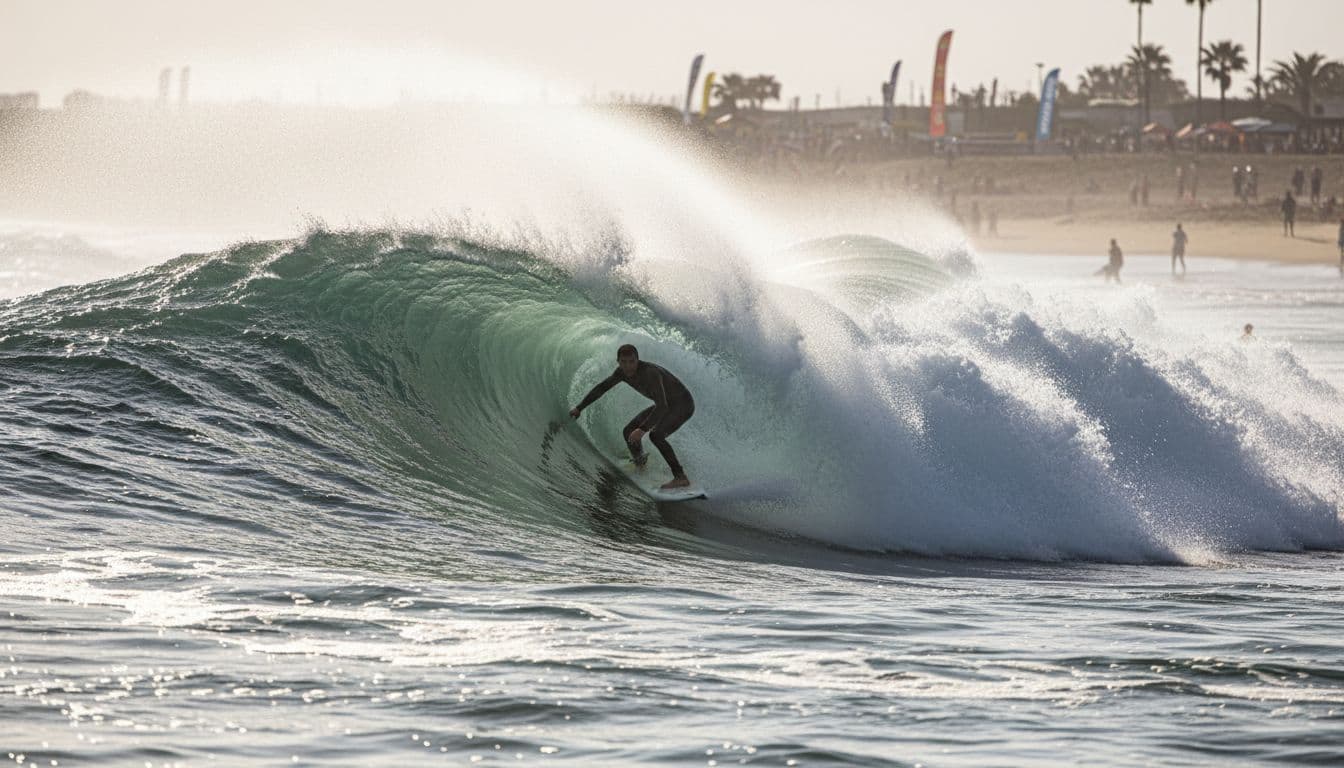 As águas da Califórnia levam Guilherme Ribeiro aos 16 avos de final do US Open de Surf