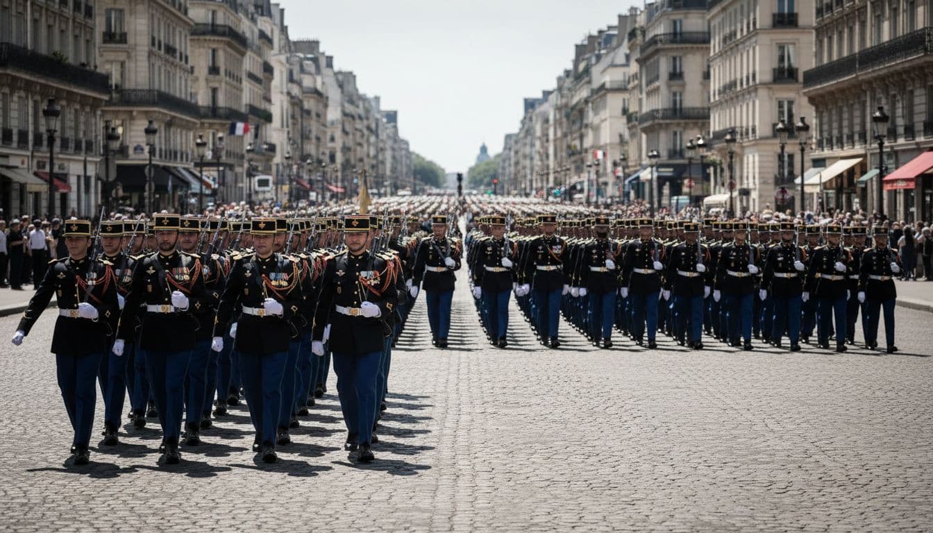 Celebrações do Dia da Bastilha em Paris batem recorde de tropas internacionais