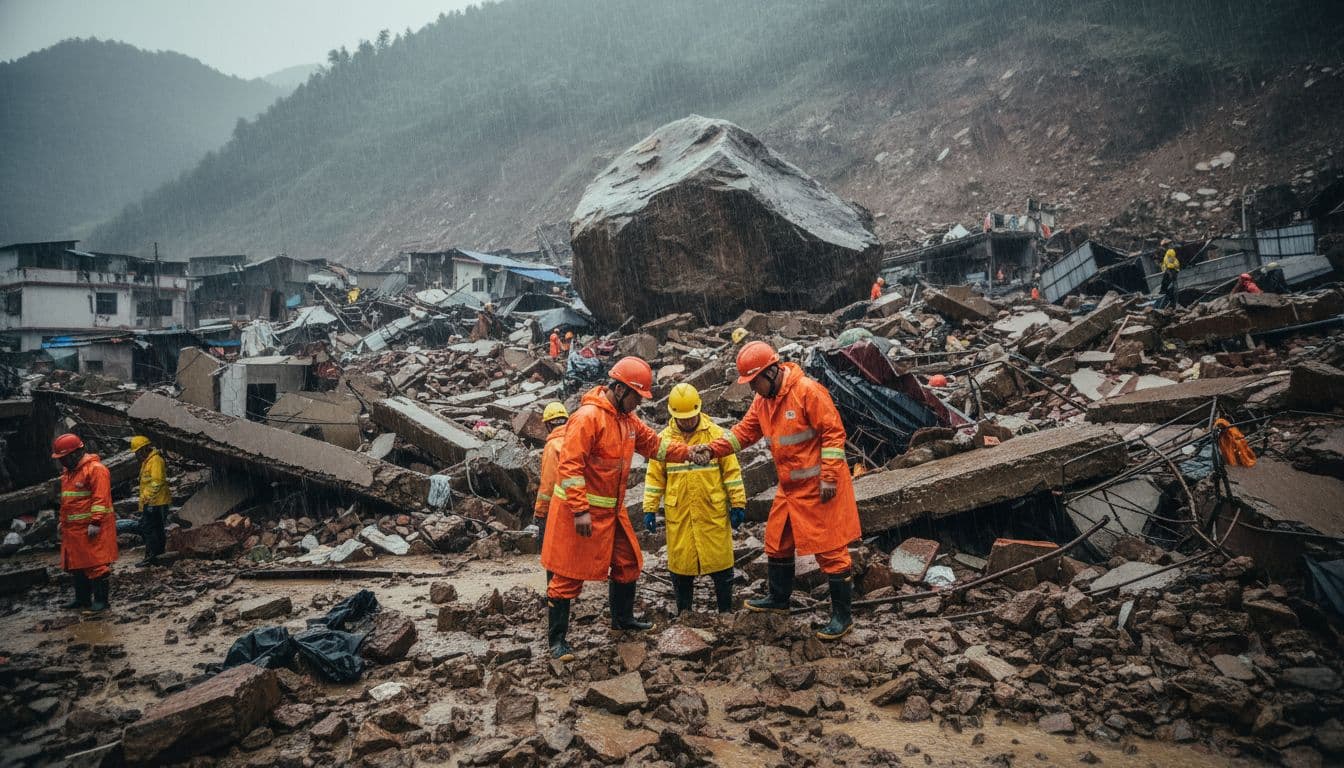 Chongqing regista oito mortos e dezenas de desaparecidos após forte deslizamento de terras