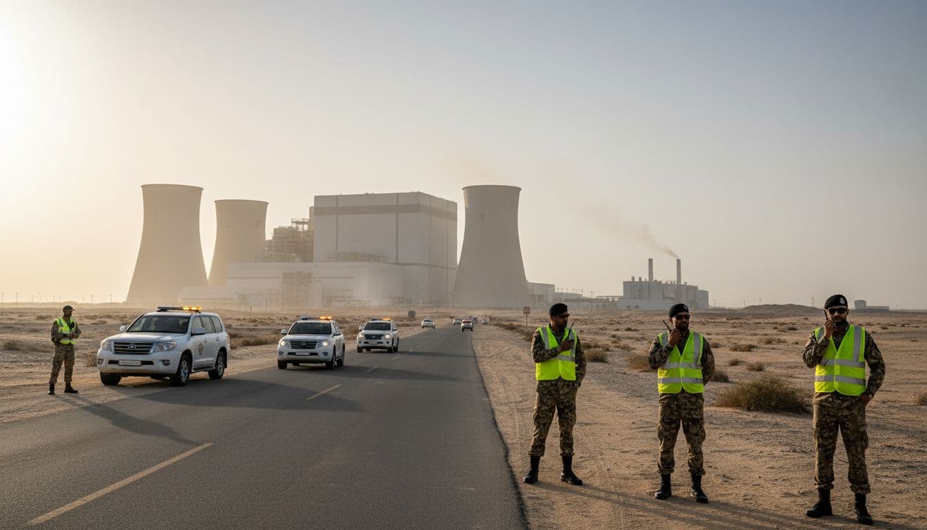 Emirados Árabes Unidos em alerta após ataque à central nuclear de Barakah