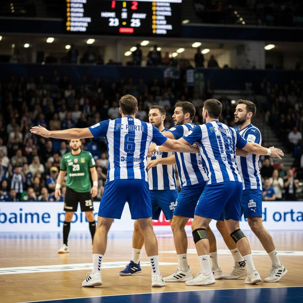 FC Porto tem cinco golos a recuperar na eliminatória europeia de andebol