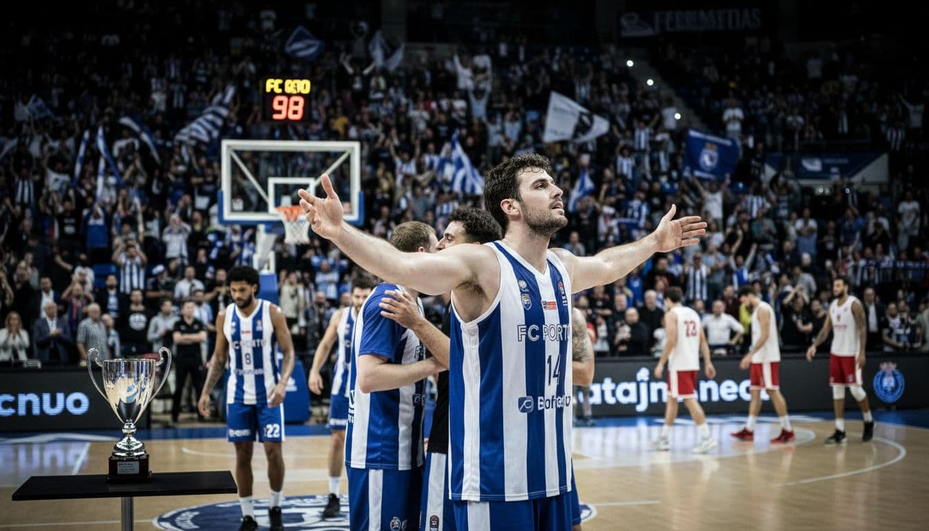 FC Porto vence Benfica e reconquista campeonato nacional de basquetebol dez anos depois