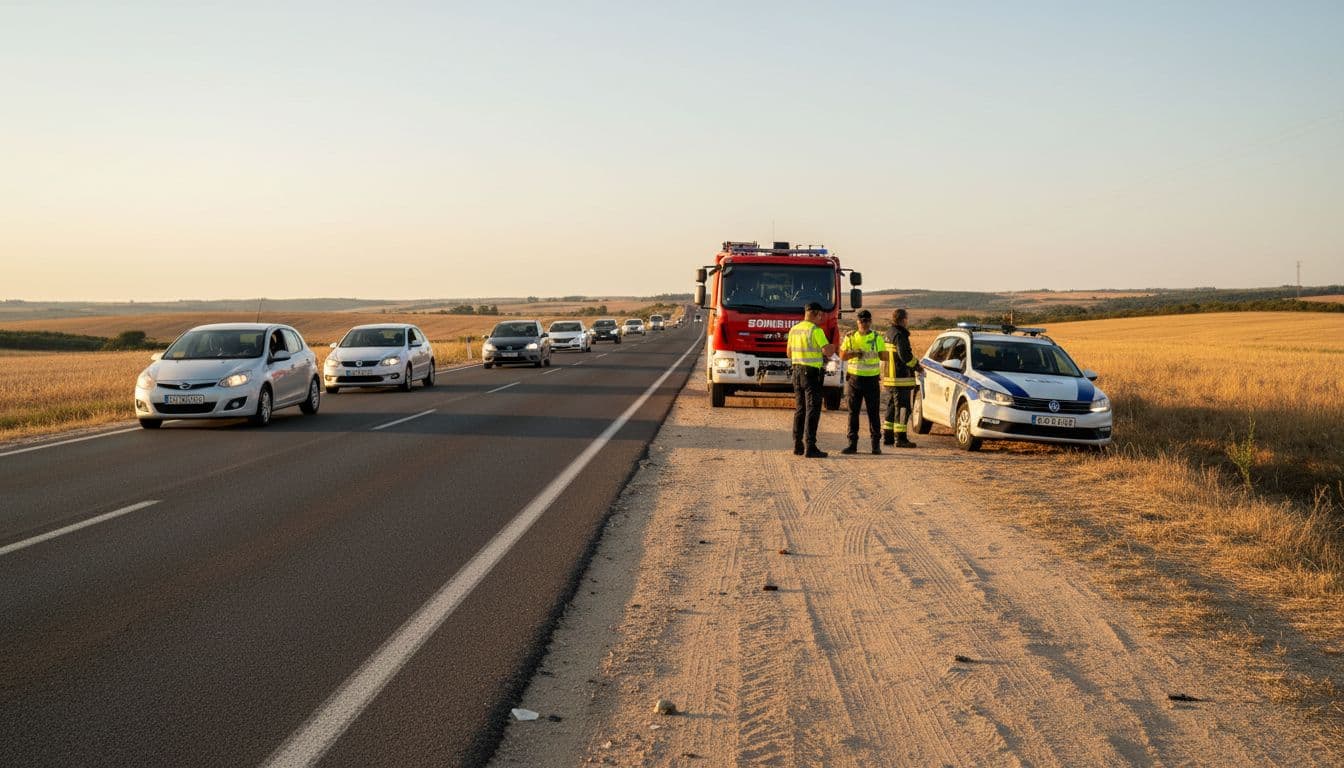 Ferreira do Alentejo reabre trânsito na EN2 após despiste de camião