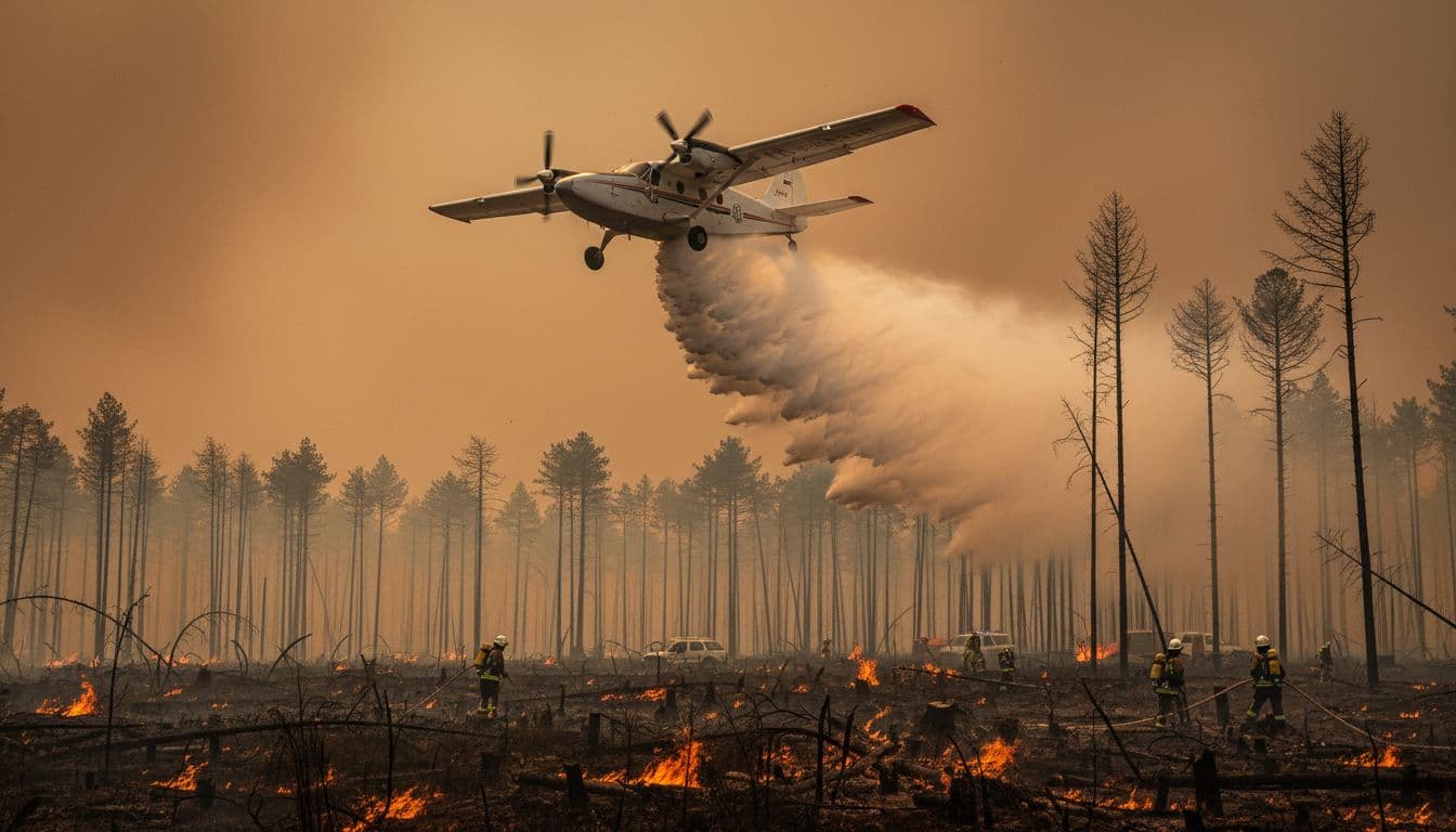 França mobiliza aviões portugueses para travar incêndios devastadores