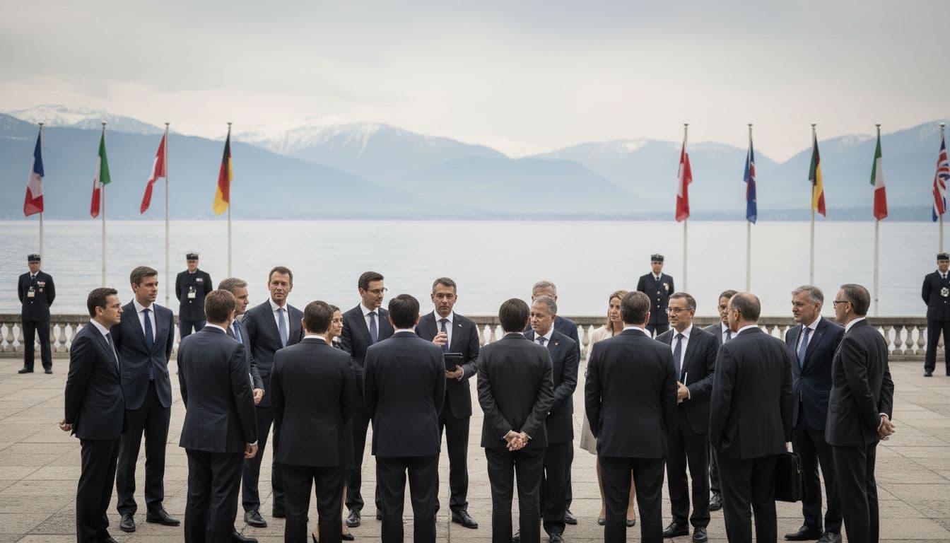 O G7 em Evian termina com o apelo de Macron para aumentar a pressão sobre Moscovo
