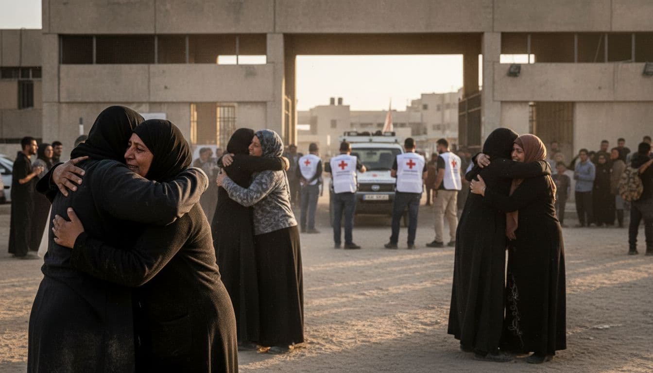 Gaza recebe 60 prisioneiros palestinianos libertados por Israel