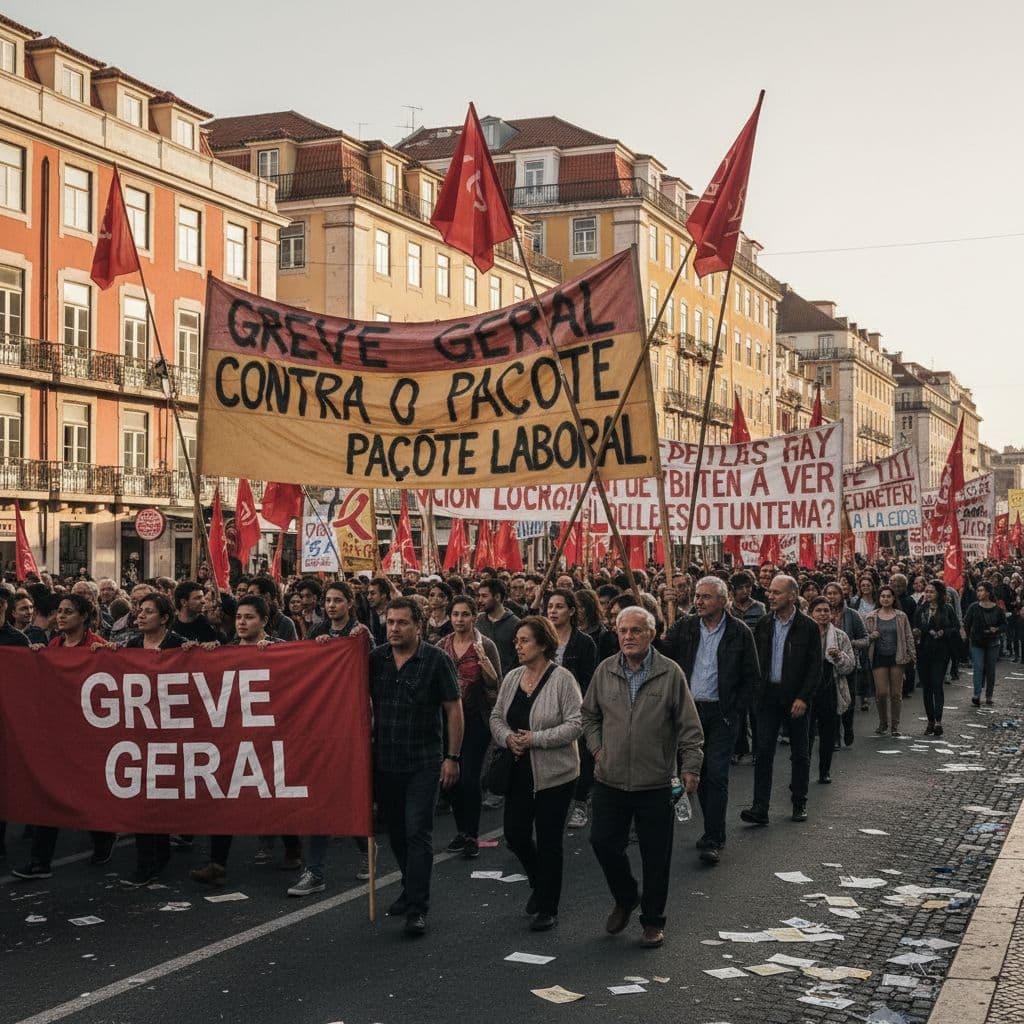 Greve geral marcada para 3 de junho contra reforma laboral