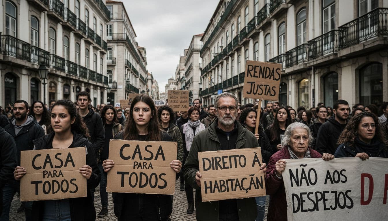 Habitação motiva semana nacional de protestos contra novas leis de arrendamento