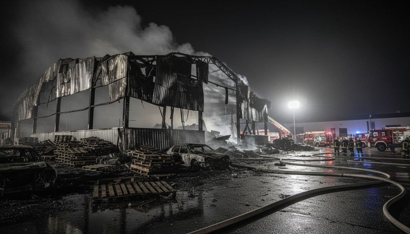 Incêndio em armazém de Camarate junto ao aeroporto de Lisboa já foi dominado