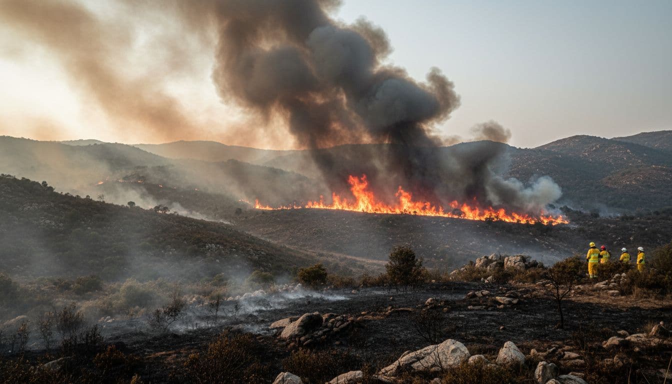 Incêndio em Vinhais cruza a fronteira e avança por território espanhol