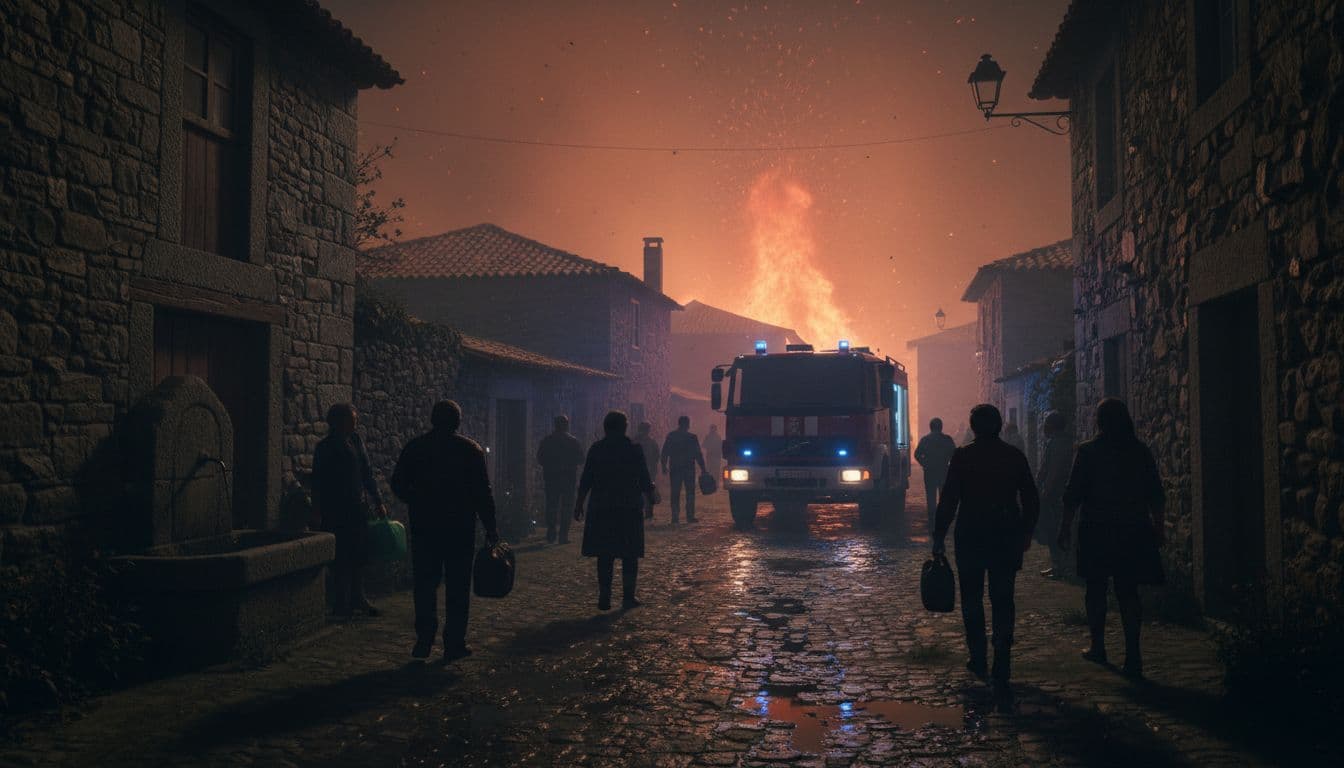Incêndios em Vila Flor forçam confinamento de populações durante a noite