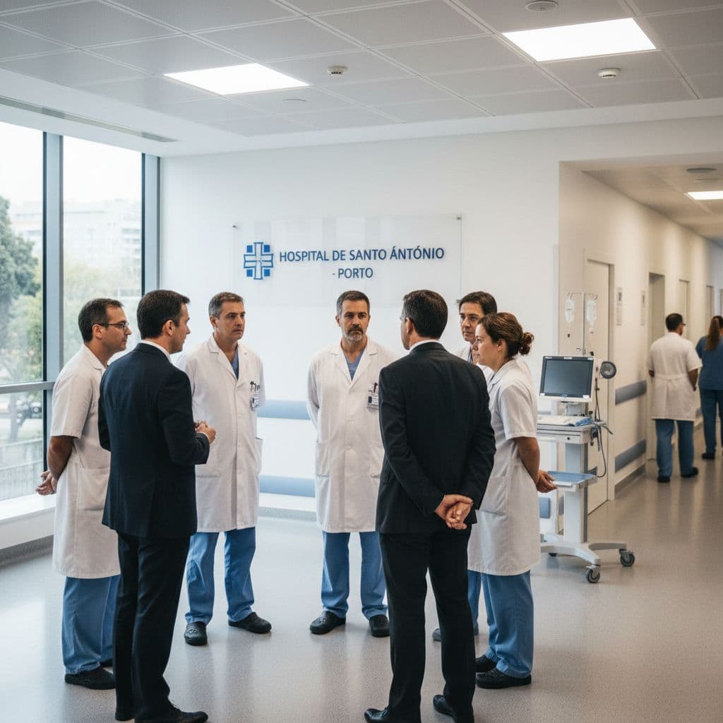 José Maria Neves visita hospitais do Porto e pede reforço na cooperação em saúde