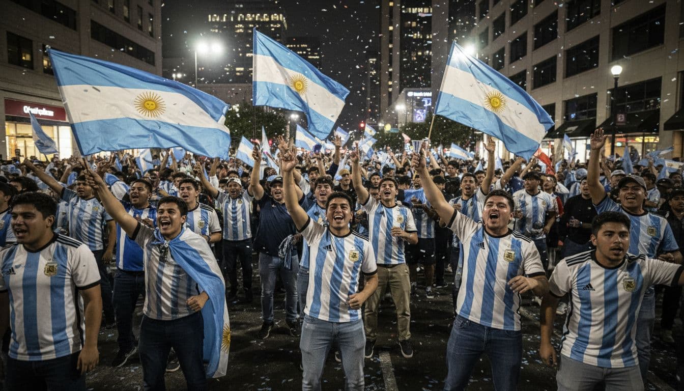 Lionel Messi bate recorde histórico nos Mundiais e leva festa às ruas de Arlington