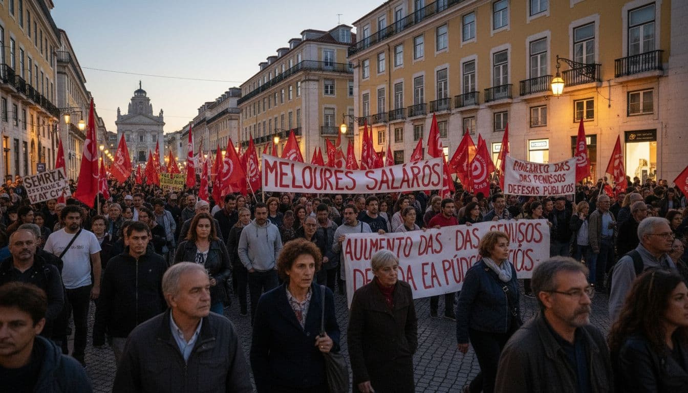 Lisboa recebe marcha do PCP para celebrar o chumbo da reforma laboral