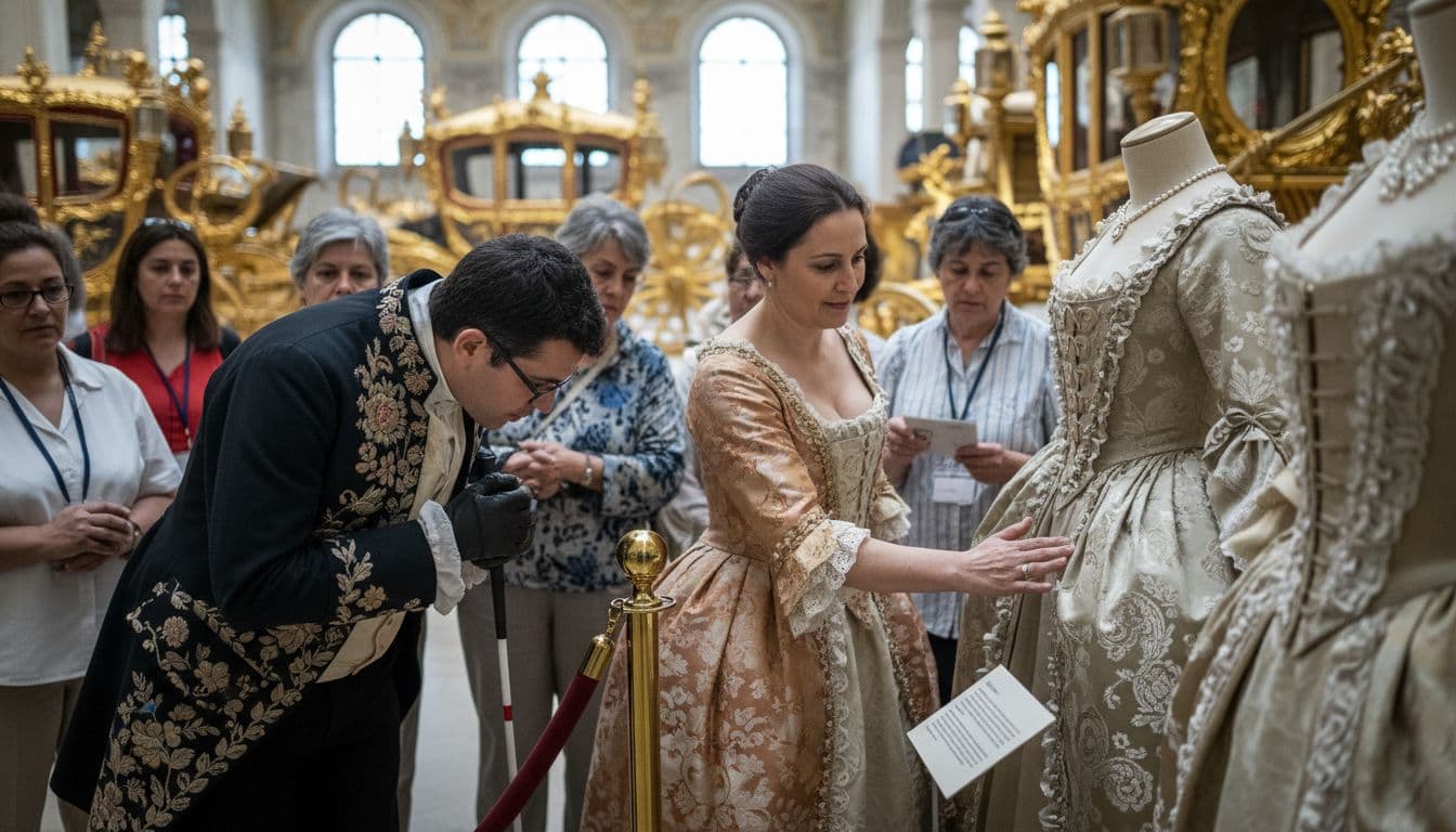Museu Nacional dos Coches quebra regras e convida público a tocar em trajes históricos