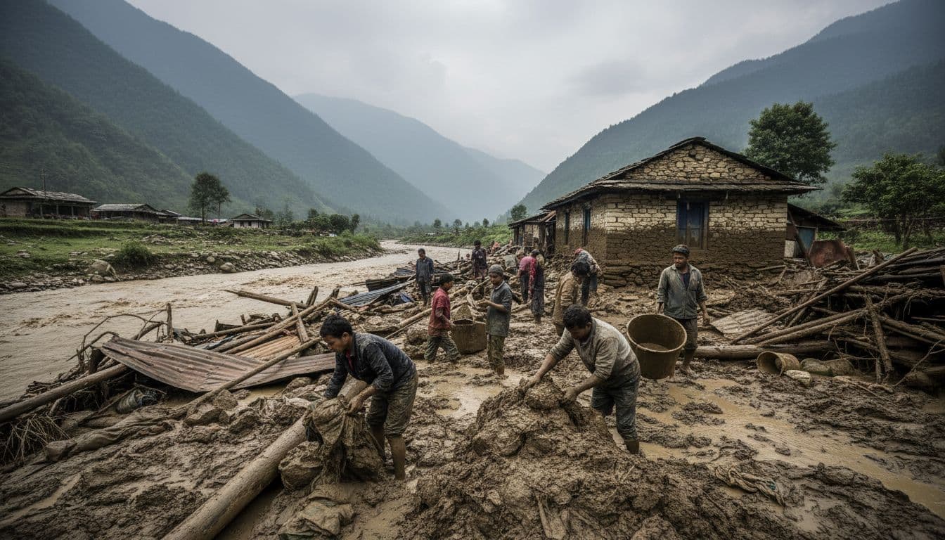 Nepal enfrenta cheias devastadoras com quase 400 mortos e três portugueses desaparecidos