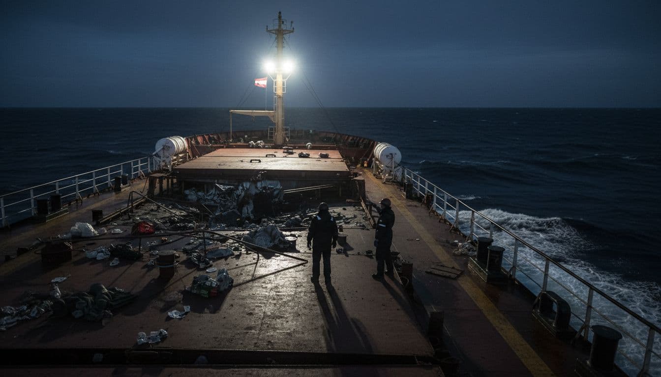 O Mar Negro volta a ser alvo de um ataque russo fatal contra navios comerciais