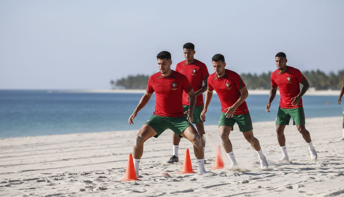 Palm Beach testa resistência da seleção portuguesa na preparação para o Mundial