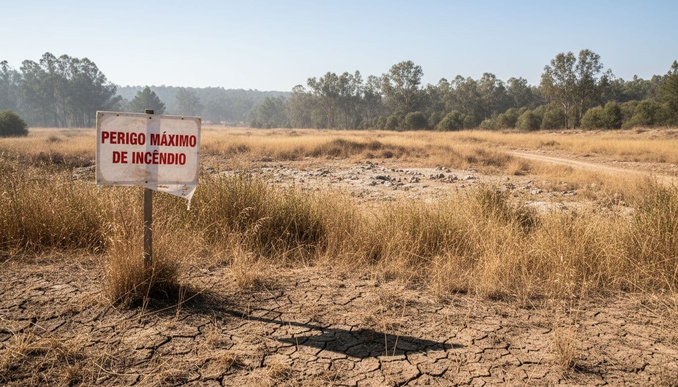 Risco de incêndio atinge perigo máximo em oito distritos portugueses