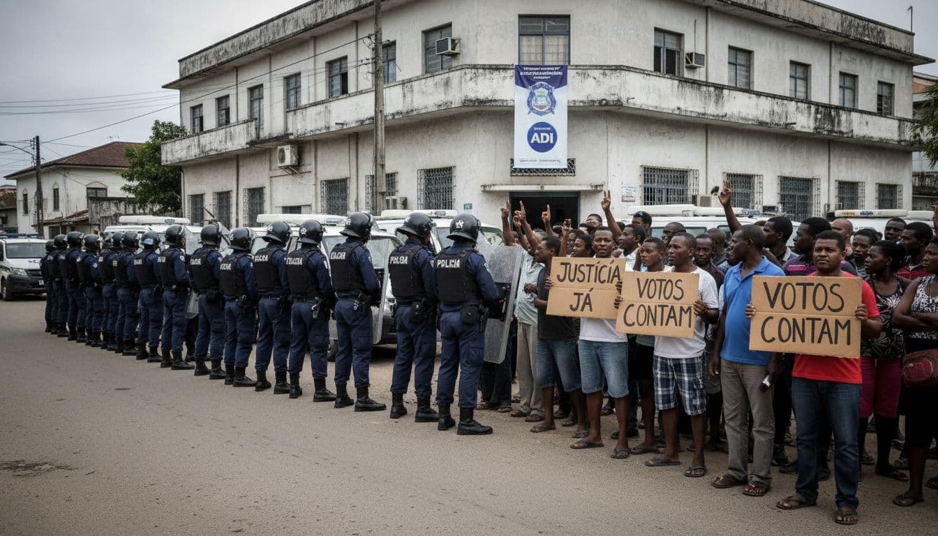 São Tomé vive onda de protestos após tribunal entregar liderança da ADI a Américo Ramos