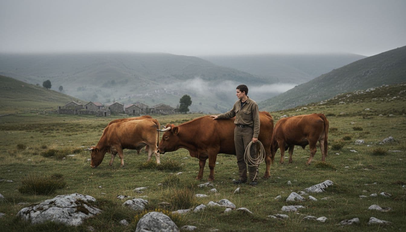 Serra do Alvão acolhe engenheiro informático que deixou o Porto para criar vacas
