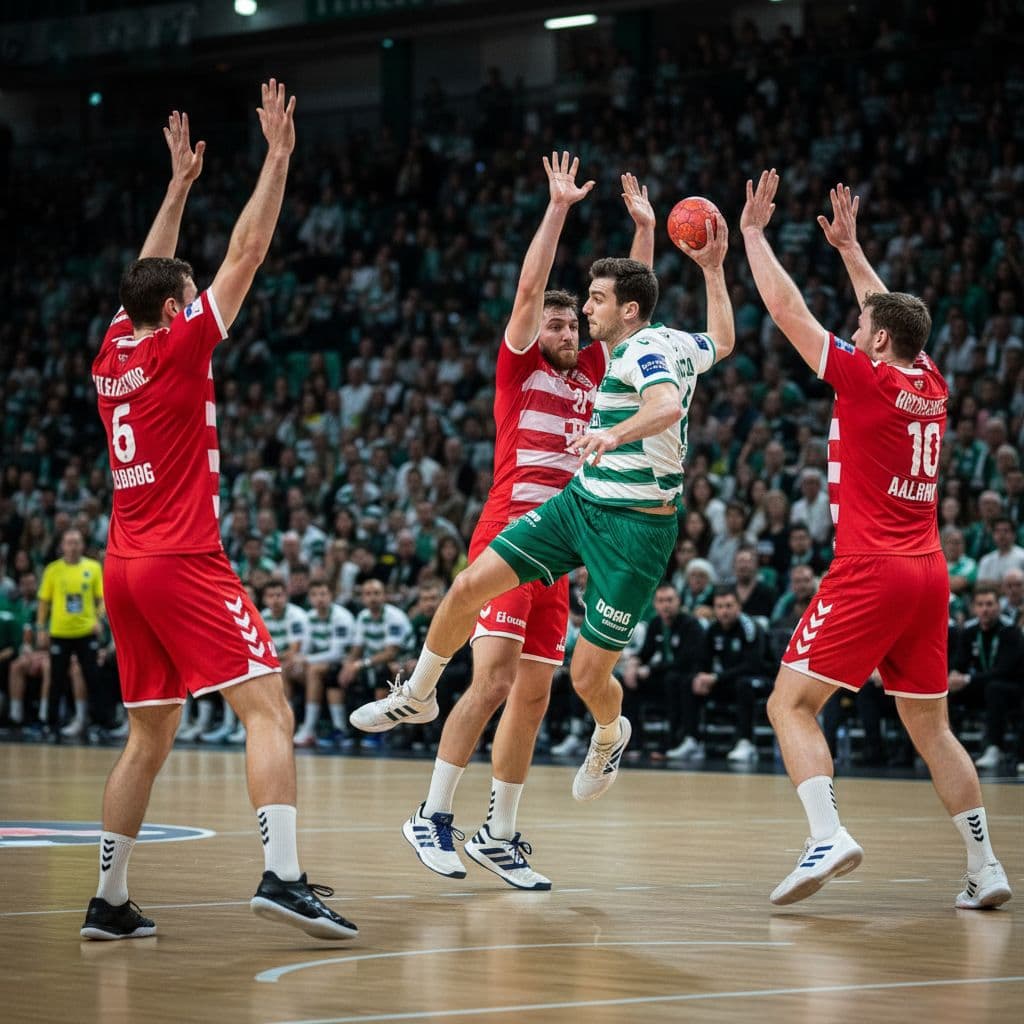 Sporting recebe Aalborg nos quartos da Champions de andebol