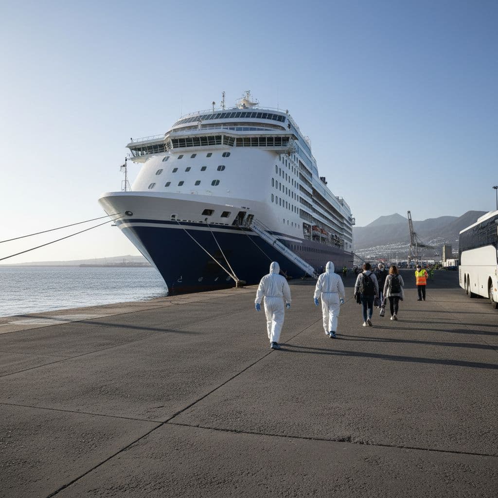 Surto de hantavírus acelera repatriação de passageiros do navio Hondius em Tenerife