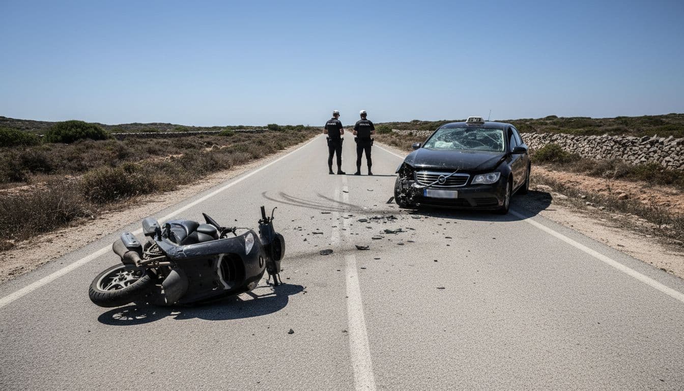 Uma violenta colisão em Formentera tira a vida a duas jovens portuguesas