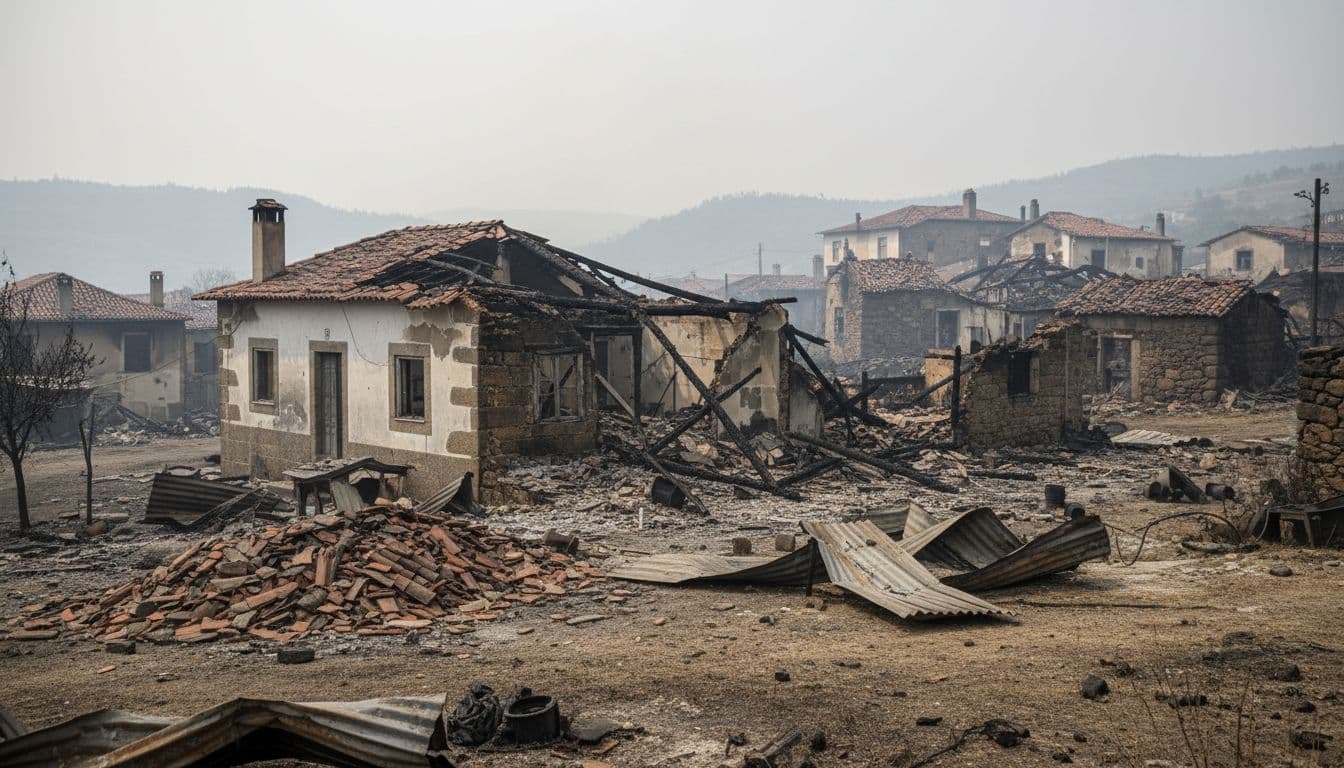 Valpaços contabiliza dezenas de casas atingidas por incêndio que já chegou a Mirandela
