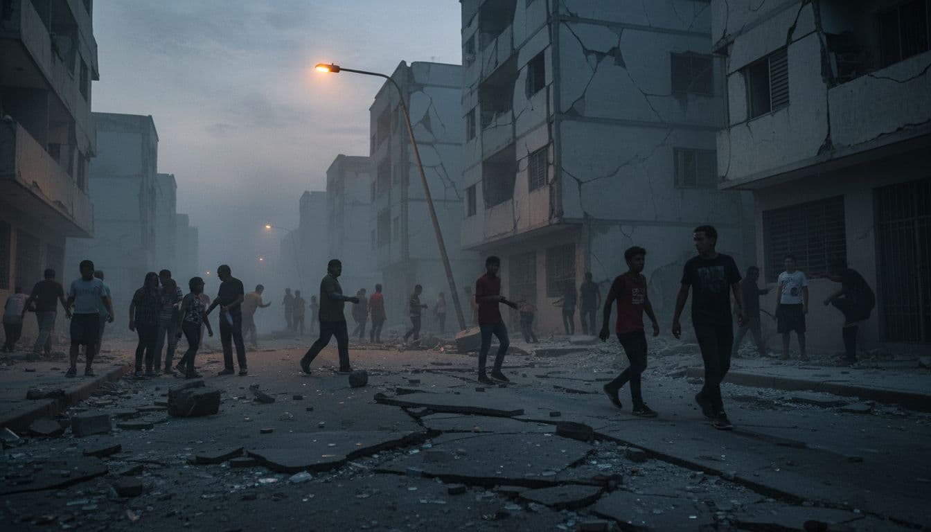 A Venezuela foi atingida por um violento sismo de magnitude 7,1 que espalhou o pânico em Caracas